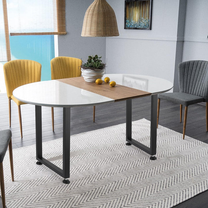 Estructura robusta de patas de mesa cuadradas