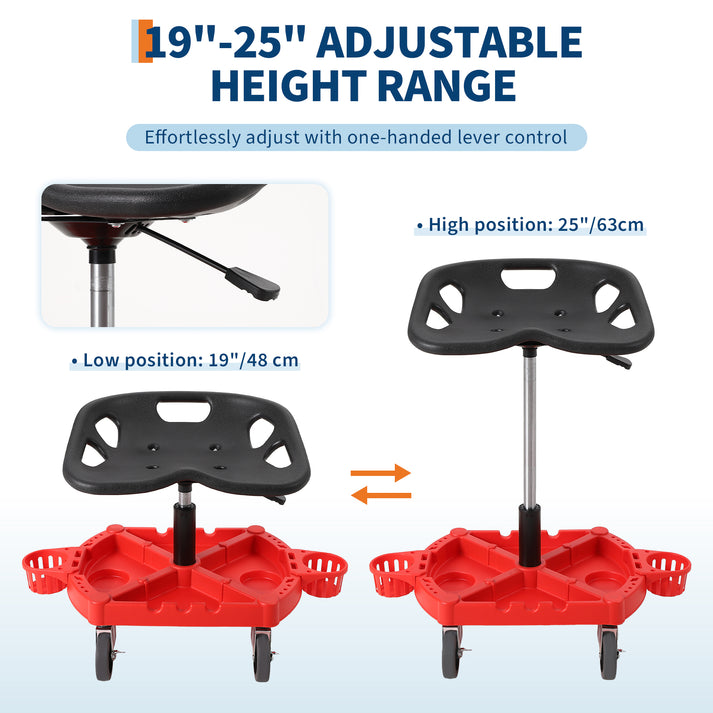 Taburete ajustable 19-25 pulgadas